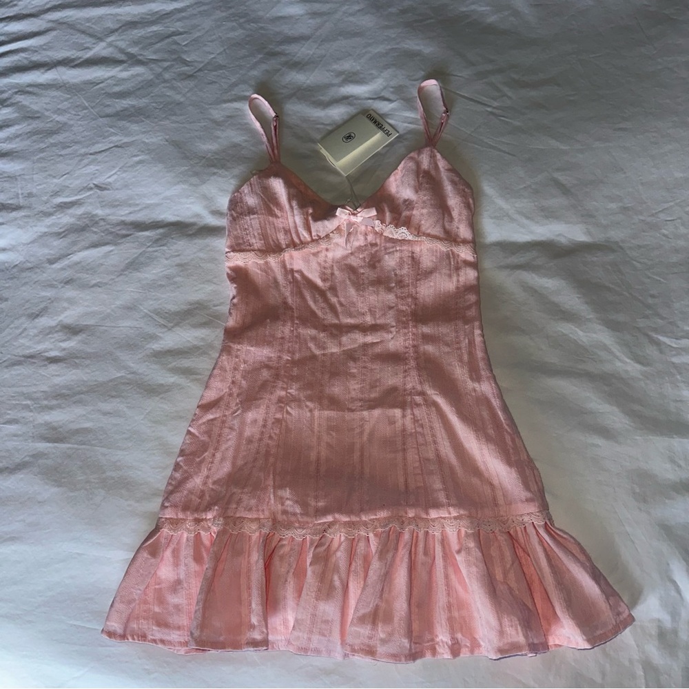 Peppermayo Ruffle Drop Waist dress